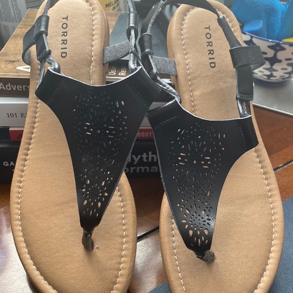 Torrid sandals size 7.5. Worn 1 time. - Picture 1 of 6